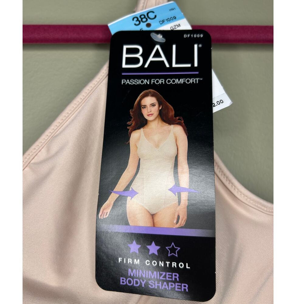 Bali Minimizer Body Shaper NWT Passion for Comfort Shapewear Firm Control 38C - Picture 13 of 13